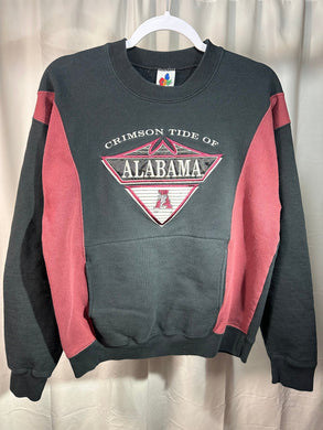 Vintage Alabama Color Block Crewneck Sweatshirt Medium - Alabama VTG
