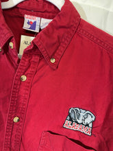 Load image into Gallery viewer, Vintage Alabama Crimson Button Up Collared Shirt Large - Alabama VTG

