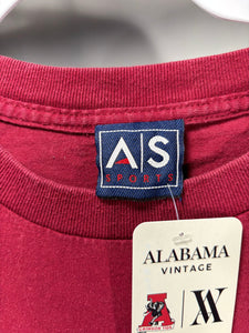 Vintage Alabama Crimson Long Sleeve Shirt XL - Alabama VTG