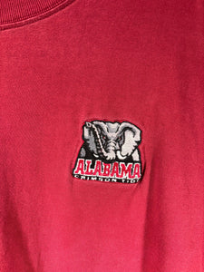 Vintage Alabama Crimson Striped Long Sleeve Shirt Large - Alabama VTG