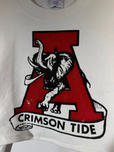 Load image into Gallery viewer, Vintage Alabama Cropped White Crewneck Sweatshirt Medium - Alabama VTG
