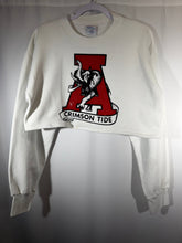 Load image into Gallery viewer, Vintage Alabama Cropped White Crewneck Sweatshirt Medium - Alabama VTG
