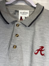 Load image into Gallery viewer, Vintage Alabama Grey Polo Shirt XL - Alabama VTG
