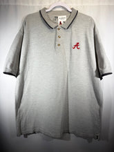 Load image into Gallery viewer, Vintage Alabama Grey Polo Shirt XL - Alabama VTG
