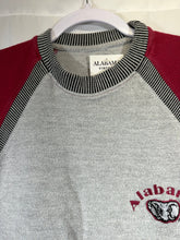 Load image into Gallery viewer, Vintage Alabama Grey/Crimson Pinstripe T-Shirt Small - Alabama VTG
