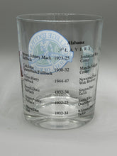 Load image into Gallery viewer, Vintage Alabama Hall of Fame Players Whiskey Glasses 4” - Alabama VTG
