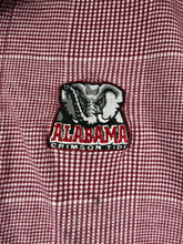Load image into Gallery viewer, Vintage Alabama Houndstooth Crimson Polo Shirt Medium - Alabama VTG
