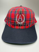 Load image into Gallery viewer, Vintage Alabama Plaid Two Tone Snapback Hat - Alabama VTG
