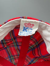 Load image into Gallery viewer, Vintage Alabama Plaid Two Tone Snapback Hat - Alabama VTG
