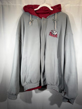 Load image into Gallery viewer, Vintage Alabama Reversible Grey/Crimson Zip Up Jacket w Hood XL - Alabama VTG
