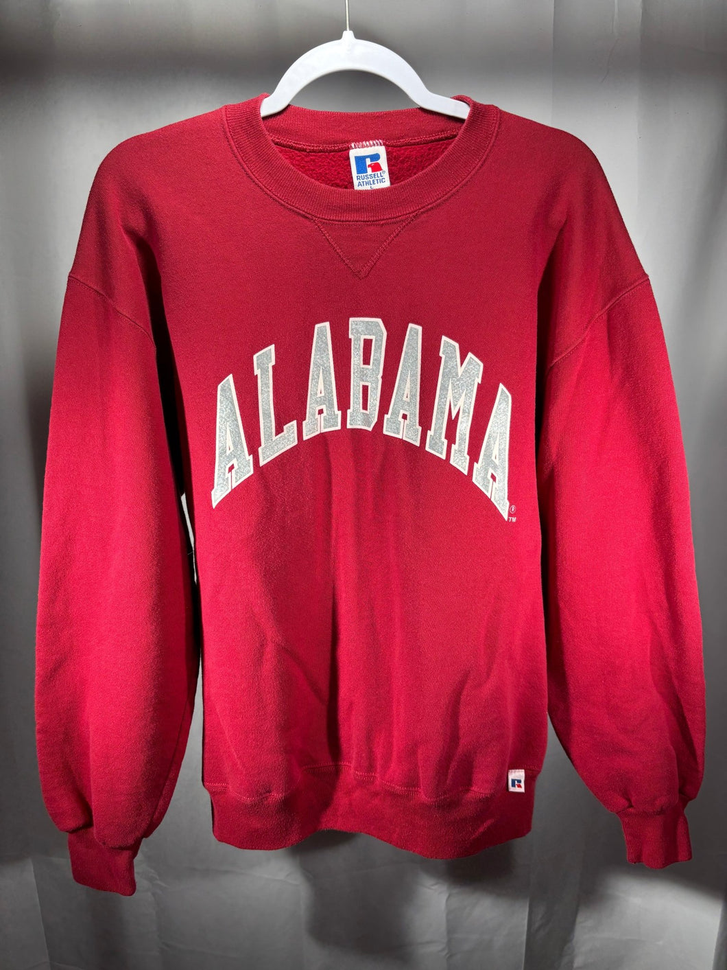 Vintage Alabama Russell Athletic Crimson Crewneck Sweatshirt Medium - Alabama VTG