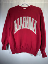 Load image into Gallery viewer, Vintage Alabama Spellout Crimson Crewneck Sweatshirt Small - Alabama VTG
