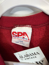 Load image into Gallery viewer, Vintage Alabama Spellout Crimson Crewneck Sweatshirt Small - Alabama VTG
