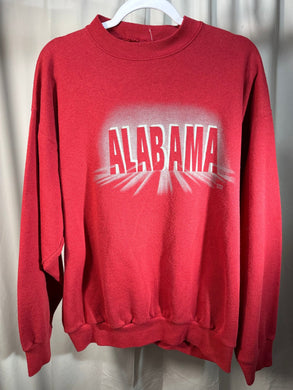 Vintage Alabama Spellout Sweatshirt XL - Alabama VTG
