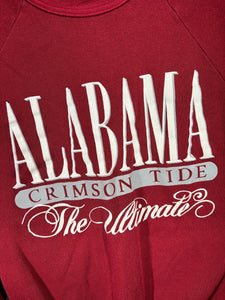 Vintage Alabama "The Ultimate" Crimson Crewneck Sweatshirt Small - Alabama VTG
