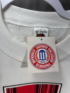 Vintage Alabama White Plaid A Crewneck Sweatshirt Large - Alabama VTG