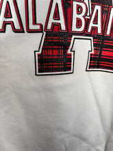 Load image into Gallery viewer, Vintage Alabama White Plaid A Crewneck Sweatshirt Large - Alabama VTG
