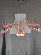 Load image into Gallery viewer, Vintage Alabama X 20/20 Black Graphic Crewneck Sweatshirt Large - Alabama VTG
