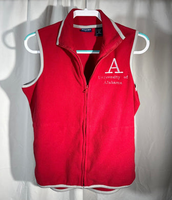 Vintage Alabama X Bugle Boy Fleece Vest Medium - Alabama VTG