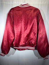 Load image into Gallery viewer, Vintage Alabama X Chalk Line Crimson Satin Bomber Jacket Boxy L/XL - Alabama VTG
