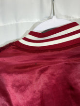 Load image into Gallery viewer, Vintage Alabama X Chalk Line Crimson Satin Bomber Jacket Boxy L/XL - Alabama VTG
