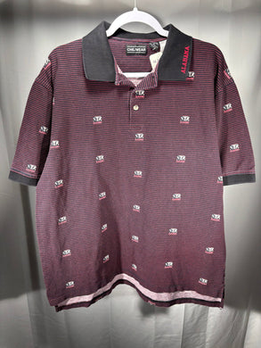 Vintage Alabama X Chiliwear Striped Polo Shirt L/XL - Alabama VTG