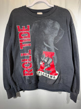 Load image into Gallery viewer, Vintage Alabama X Delta Black Graphic Crewneck Sweatshirt Small - Alabama VTG
