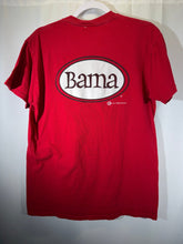 Load image into Gallery viewer, Vintage Alabama X Delta Crimson Striped T-Shirt Medium - Alabama VTG
