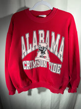 Load image into Gallery viewer, Vintage Alabama X Dodger Crimson Crewneck Sweatshirt Boxy Large - Alabama VTG
