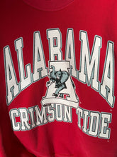 Load image into Gallery viewer, Vintage Alabama X Dodger Crimson Crewneck Sweatshirt Boxy Large - Alabama VTG
