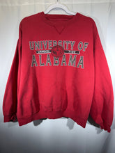 Load image into Gallery viewer, Vintage Alabama X Gear Crimson Crewneck Sweatshirt Boxy Large - Alabama VTG
