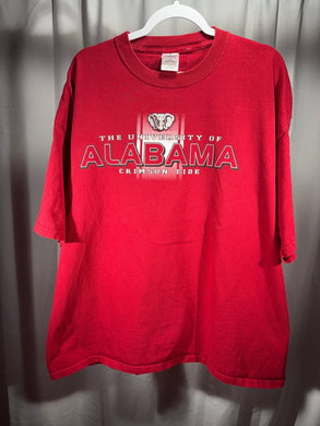 Vintage Alabama X Gildan Crimson T-Shirt XL - Alabama VTG