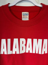Load image into Gallery viewer, Vintage Alabama X Gildan Spellout Red Crewneck Sweatshirt XS - Alabama VTG
