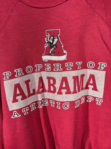 Vintage Alabama X Hanes Athletic Dept Crimson Crewneck Sweatshirt Medium - Alabama VTG