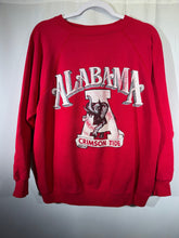 Load image into Gallery viewer, Vintage Alabama X Hanes Crimson Faded Crewneck Sweatshirt Boxy Large - Alabama VTG
