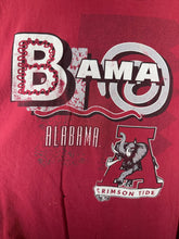 Load image into Gallery viewer, Vintage Alabama X Hanes Crimson Graphic T-Shirt Large - Alabama VTG
