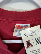 Load image into Gallery viewer, Vintage Alabama X Hanes Crimson Graphic T-Shirt Large - Alabama VTG

