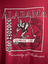 Load image into Gallery viewer, Vintage Alabama X Hanes Crimson Graphic T-Shirt Large - Alabama VTG
