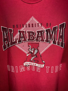 Vintage Alabama X Hanes Crimson T-Shirt XL - Alabama VTG