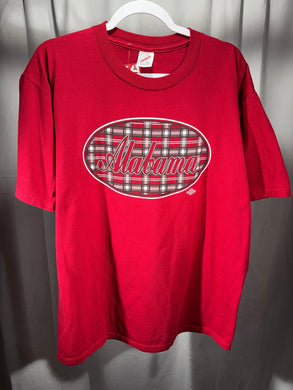 Vintage Alabama X Jerzees Crimson T-Shirt XL - Alabama VTG