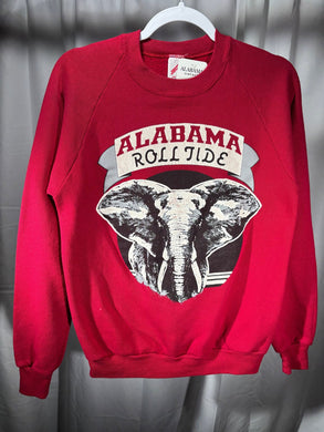 Vintage Alabama X Jerzees Graphic Crewneck Sweatshirt Small - Alabama VTG
