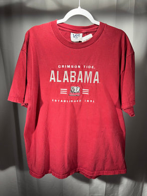 Vintage Alabama X Lee Sport Embroidered Crimson T-Shirt XL - Alabama VTG