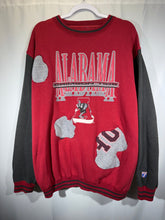 Load image into Gallery viewer, Vintage Alabama X Logo 7 Custom Repurposed Crewneck 1 of 1 Sweatshirt XL - Alabama VTG
