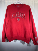 Load image into Gallery viewer, Vintage Alabama X Logo 7 Embroidered Crimson Crewneck Sweatshirt XL - Alabama VTG

