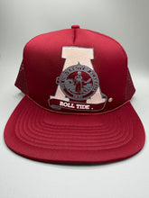 Load image into Gallery viewer, Vintage Alabama X Maydale Crimson Trucker Snapback Hat - Alabama VTG

