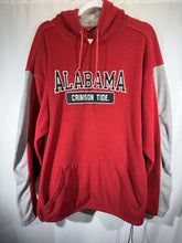 Load image into Gallery viewer, Vintage Alabama X Pro Edge Crimson/Grey Fleece Hoodie Pullover XL - Alabama VTG
