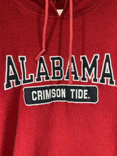 Load image into Gallery viewer, Vintage Alabama X Pro Edge Crimson/Grey Fleece Hoodie Pullover XL - Alabama VTG
