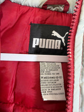 Load image into Gallery viewer, Vintage Alabama X Puma Crimson/Grey Puffer Jacket Youth Medium - Alabama VTG
