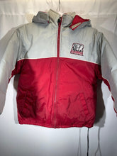 Load image into Gallery viewer, Vintage Alabama X Puma Crimson/Grey Puffer Jacket Youth Medium - Alabama VTG
