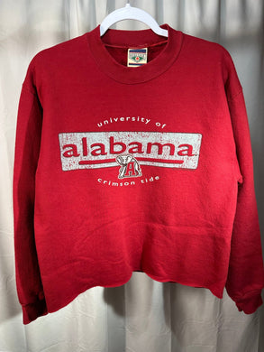 Vintage Alabama X Red Oak Crewneck Sweatshirt Medium - Alabama VTG